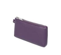 YONBEN Sac à main simple et pratique en cuir synthétique pour maquillage - Petit sac de rangement exquis, Polyuréthane/violet anémone, Simple et facile
