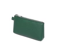 YONBEN Sac à main simple et pratique en cuir synthétique pour maquillage - Petit sac de rangement exquis, PU/vert forêt, Simple et facile