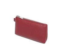 YONBEN Sac à main simple et pratique en cuir synthétique pour maquillage - Petit sac de rangement exquis, PU/Encore Red, Simple et facile