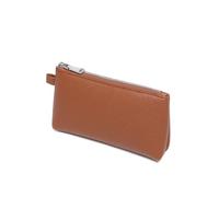 YONBEN Sac à main simple et pratique en cuir synthétique pour maquillage - Petit sac de rangement exquis, PU/Selle Marron, Simple et facile
