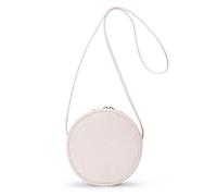 YONBEN Toile Petit Sacs À Bandoulière pour Femmes Cercle Sac À Main Épaule Sac Rond (Beige/Canvas)
