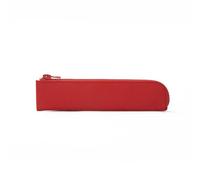 YONBEN Trousse à crayons fine et élégante en nylon léger (rouge, nylon)