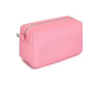 YONBEN Trousse de Maquillage légère avec Fermoir à Anneau, Trousse de Maquillage de Voyage Parfaite pour Femme, Design Debout en Nylon, Rose/Nylon, Simple et Facile