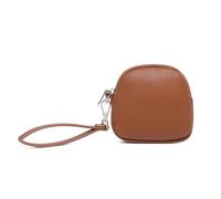 YONBEN Trousse de maquillage pour sac à main, trousse de toilette de voyage, pochette à fermeture éclair pour sac à main, petite pochette de maquillage avec poches et bracelet (nylon noir), PU/Selle