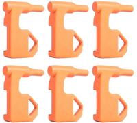 YONCONO Kammer Lot de 6 drapeaux de sécurité pour fusil, armes de poing, pistolets à pompe, marquage de sécurité universel Orange