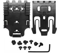 YONCONO Kit de système de verrouillage rapide, fixation de plate-forme QLS pour étui de service avec fourche de verrouillage, plaque réceptrice et accessoires