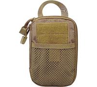 YONCONO Pochette Tactique Molle, Petit Sac Banane Utilitaire, Sac à Dos EDC pour Équipement de Gadget, Organisateur Militaire, Sac à Dos Polyvalent (Kaki)