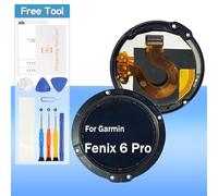 Yondista Écran LCD de rechange pour Garmin Fenix 6 Pro Noir