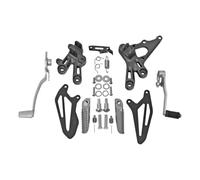 yoneleu Repose-Pieds Moto Compatible avec Yamaha pour YZF-R7 2022 2023 2024 Pièces De Rechange Universelles Repose Pieds Pédales Support De Montage Accessoires De Moto