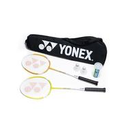 Yonex Set de badminton 2 joueurs Doré Enfants
