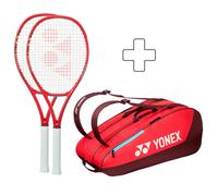 Yonex 2x VCORE 100 (2026) + sac de tennis 3