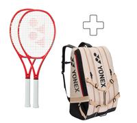 Yonex 2x VCORE 98 (2026) + sac de tennis 4