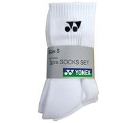 YONEX - 3 Paires de Chaussettes - Blanc Medium