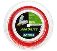 Yonex Cordage de badminton Aerobite 200M Rouge et blanc 0,67/0,61 mm