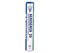 YONEX AeroSensa-30 Volants de Badminton en Plume d'oie - Douzaine, Naturel, 77-Lent-Vert