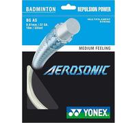 YONEX Aerosonic Corde de badminton Calibre 0,61 mm Longueur 10 m Répulsion rapide Couleurs au choix (Blanc)