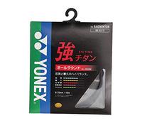 Yonex BG 65 Ti Raquette de badminton Ensemble de corde (10 m), noir
