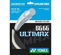 Yonex Cordage pour raquette de badminton BG-66 Ultimax 10 m Blanc Mixte Taille unique
