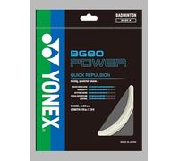 YONEX BG80 Power Corde de badminton, calibre 0,68 mm, 10 m, choix de couleurs (blanc)
