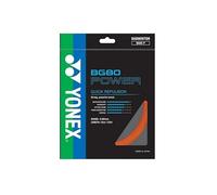 YONEX BG80 Power Corde de badminton, calibre 0,68 mm, 10 m, couleurs au choix (orange vif)