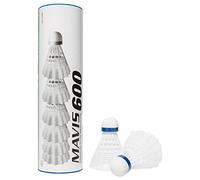 Yonex Mavis 600 Shuttles (Tube of 6) White White