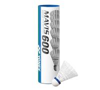 Yonex Volants de badminton Mavis 600 77 Nylon Blanc Tube de 6 Taille unique