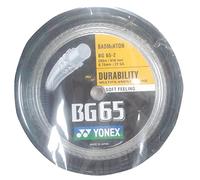 Cordage de raquette de badminton Yonex Micron BG65 Black (0.70 mm) - 200 m