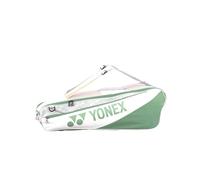 YONEX Club 52526 Lot de 6 sacs de raquette de badminton et de tennis, avec compartiment principal, chaussures et côté, disponible en plusieurs couleurs, blanc