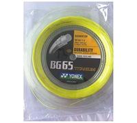 Yonex Bg 65 Titanium 200 M Badminton Reel String Jaune 0.70 mm