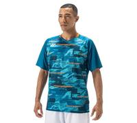 Yonex Crew Neck Tee Hommes T-Shirt Bleu Petrol L