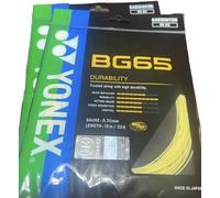 YONEX Bg65 10M Tennis Garniture De Cordage Badminton 10M Multifilament