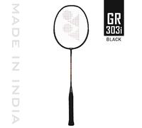 Yonex Raquette de badminton GR 303i – Aluminium, isométrique, légère, noir, couverture complète