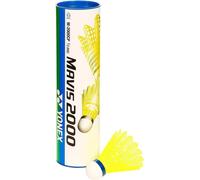 Yonex Mavis 2000 balles de badminton bleu tube d'emballage 6 pcs