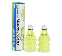 Yonex Mavis 2000 Lot de 6 balles de badminton Jaune