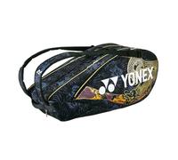 YONEX Osaka Pro 6 Sac de Raquette, Noir/Or, Bretelles Réglables, Compartiment Chaussures