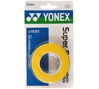 Yonex Overgrip Super Grap pour manche de raquette - Lot de 3 Jaune