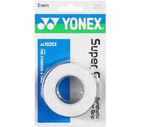 Yonex overgrip super grap Blanc Standard - Pack de 3