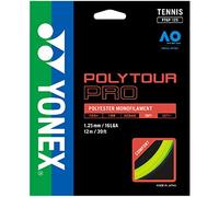 YONEX Polytour Pro 115 Jeu de cordes de tennis en polyester Calibre 18 (jaune flash)