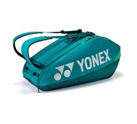 Yonex Sac de badminton PRO 92426 pour 6 raquettes, avec compartiment à chaussures, Vert foncé Unisexe