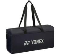 YONEX Pro Support Sac de sport léger à fermeture éclair pour tennis et badminton avec poche latérale, noir, Moyen, Pro Support Gym Bag M Sac de sport léger à fermeture Éclair