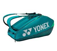 Yonex Sac de badminton PRO 92426 pour 6 raquettes, avec compartiment à chaussures, Vert foncé Unisexe