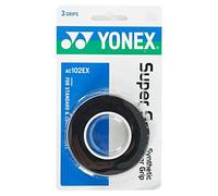 YONEX Super GRAP 3-Pack Surgrip pour Raquette Unisexe, Noir