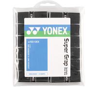 Yonex Overgrip de tennis Super Grap AC102EX 12 unités Noir