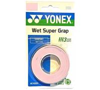 Yonex Super Grap Surgrip lot de 3. Rose Clair ONE-SIZE