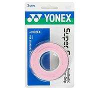 Yonex Super GRAP Surgrip pour Raquette (Rose français) - Lot de 3