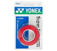 YONEX Super GRAP 3-Pack Surgrip pour Raquette Unisexe, Rouge