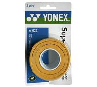 Yonex Surgrip Super Grap Lot de 3 - Tennis, badminton, squash - Choix de couleurs, jaune