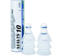 Yonex - Volant en plumes "Mavis 10" pack de 6 - Nylon RD824 (taille unique) (Blanc)