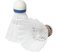 Yonex - Volant en plumes "Mavis 300" pack de 6 - Nylon RD399 (taille unique) (Blanc/Bleu)