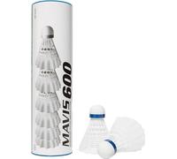 Yonex - Volant en plumes "Mavis 600" pack de 6 CS359 (taille unique) (Blanc/Bleu)